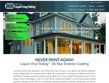 Tablet Screenshot of liquidvinylsiding.net